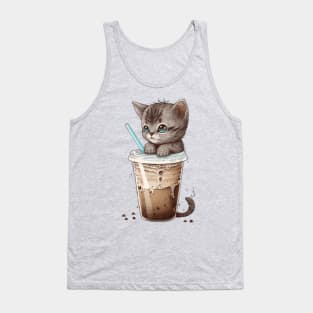 Coffee Kitty Tank Top